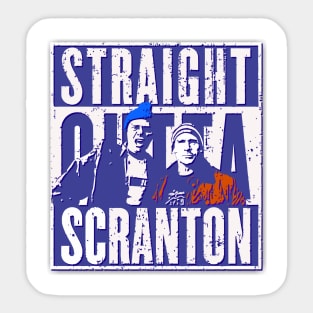 The Straight Outta Scranton - Lazy Scranton-The Office 2022 Sticker